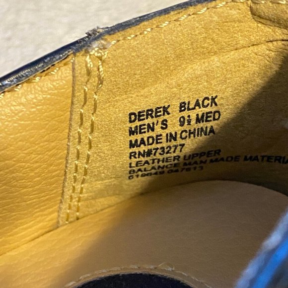 Croft & Barrow Men's Core Technology Black Leather Loafer Shoes Size 9 1/2 Med - Picture 8 of 10